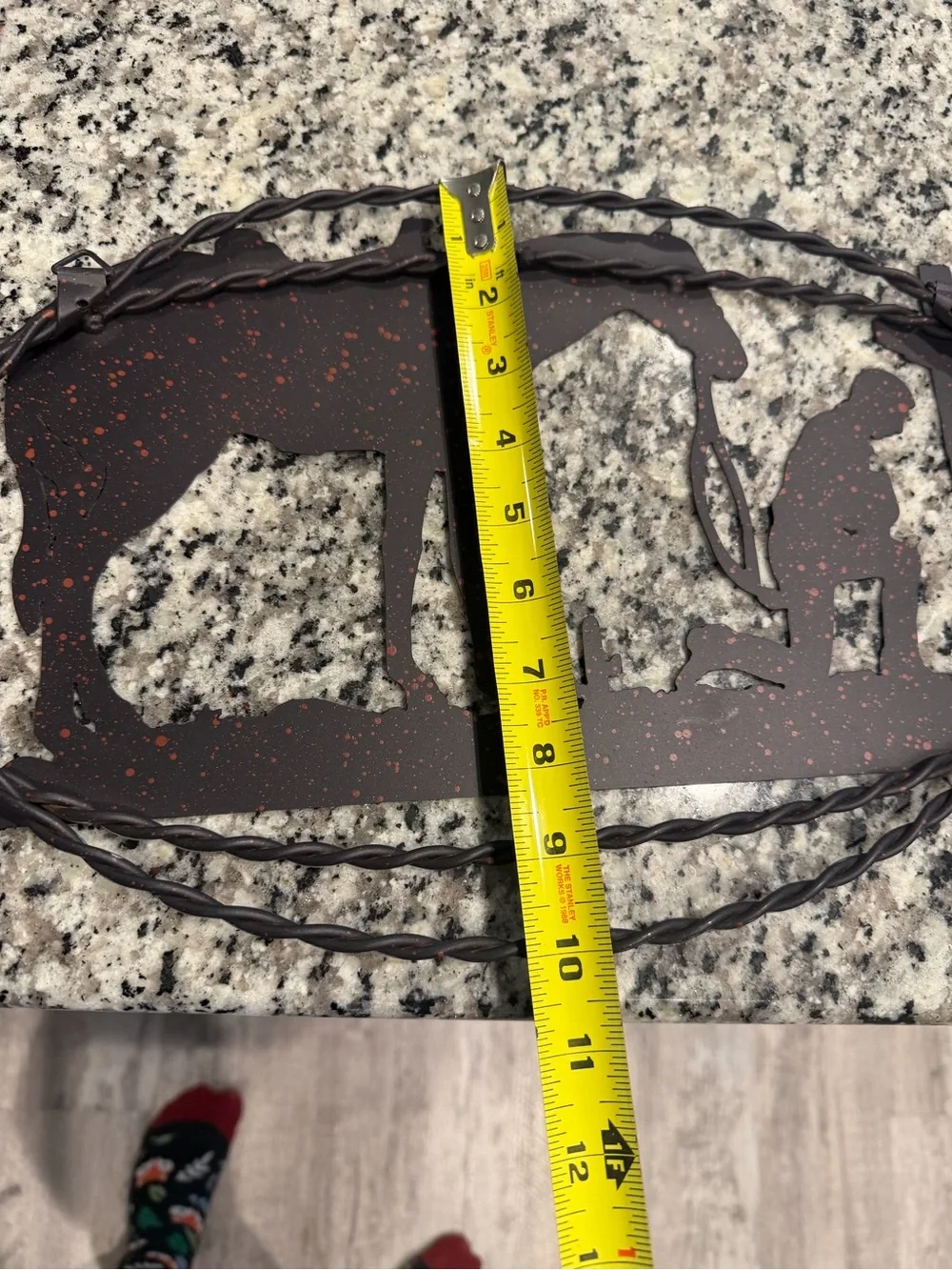 Hobby Lobby Metal Rustic Brown horse Silhouette Wall Art